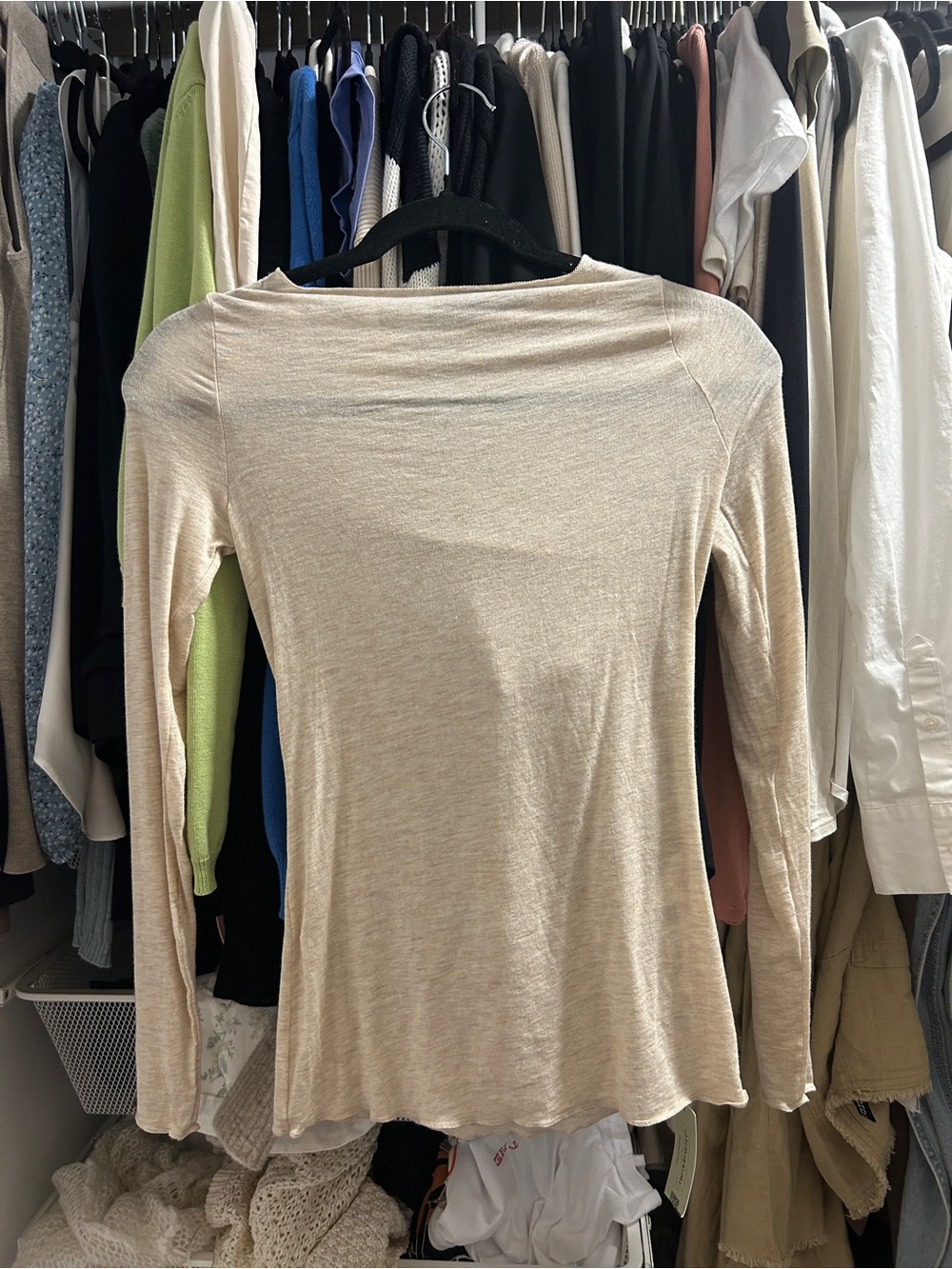 intimissimi cashmere longsleeve top